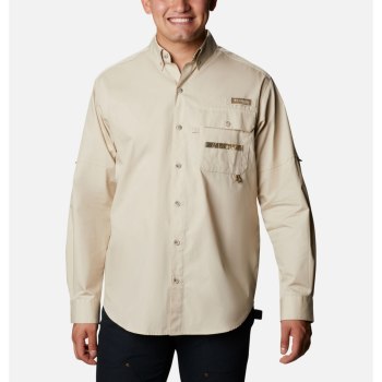 Columbia PHG Sharptail Long Sleeve, Camisa Kaki Para Hombre | 469512-VTP